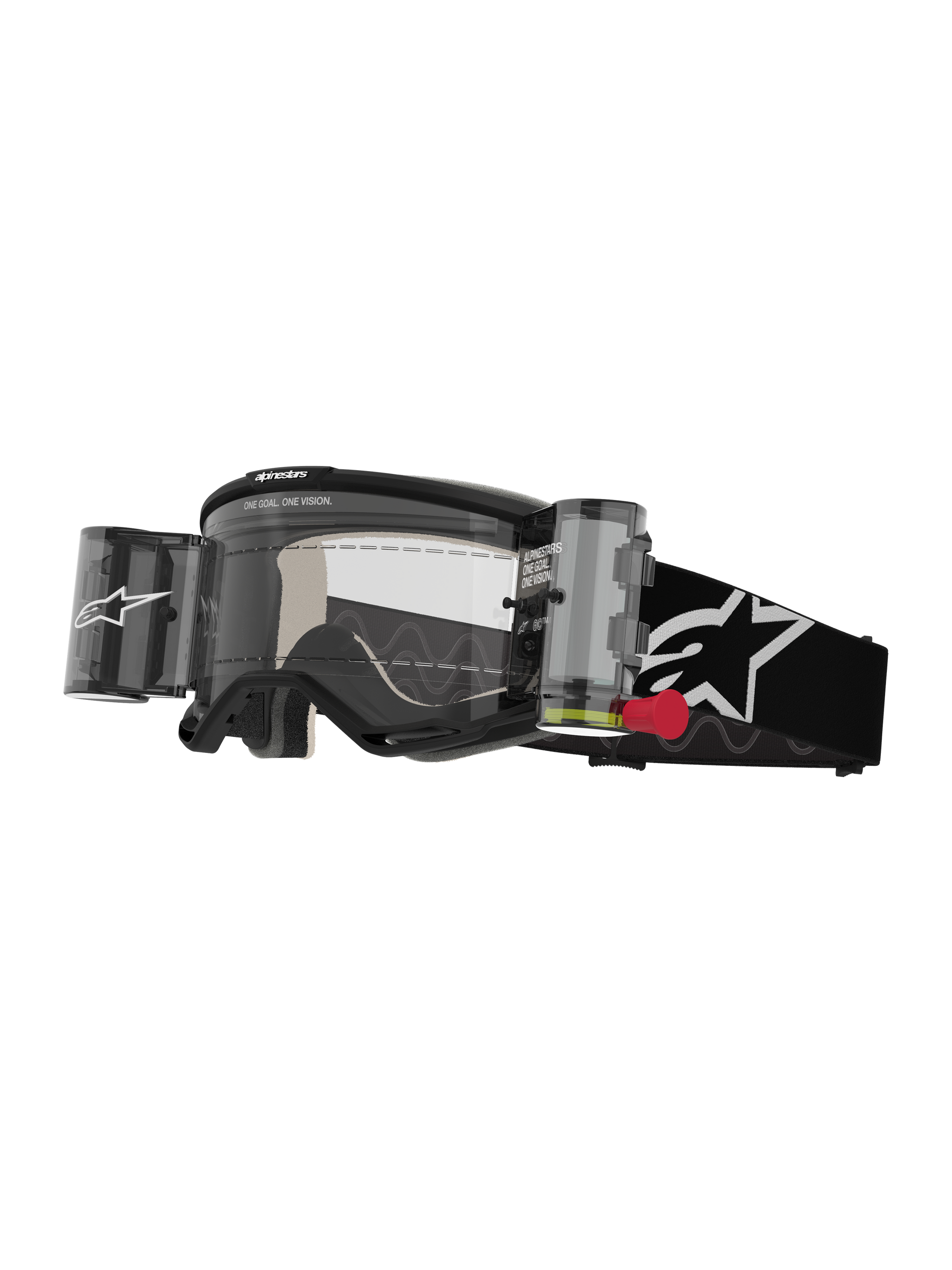 mtb goggle roll off Black