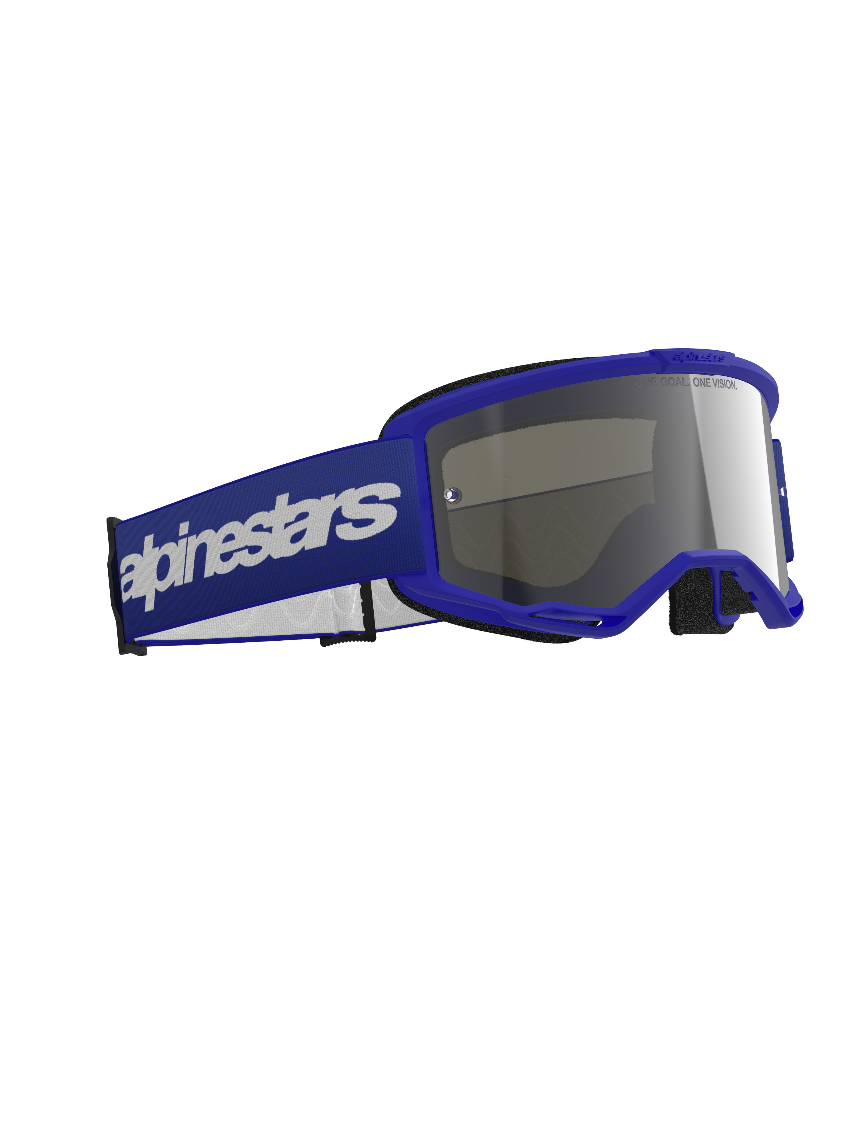 Alpinestars Vision 3 Goggles - Wordmark - Blue