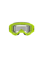 Alpinestars Vision 3 Wordmark Goggles, Motocross Goggles, Yellow Fluo and Clear, bright neon yellow frame, clear anti-fog lens, wide woven strap, off-road racing gear