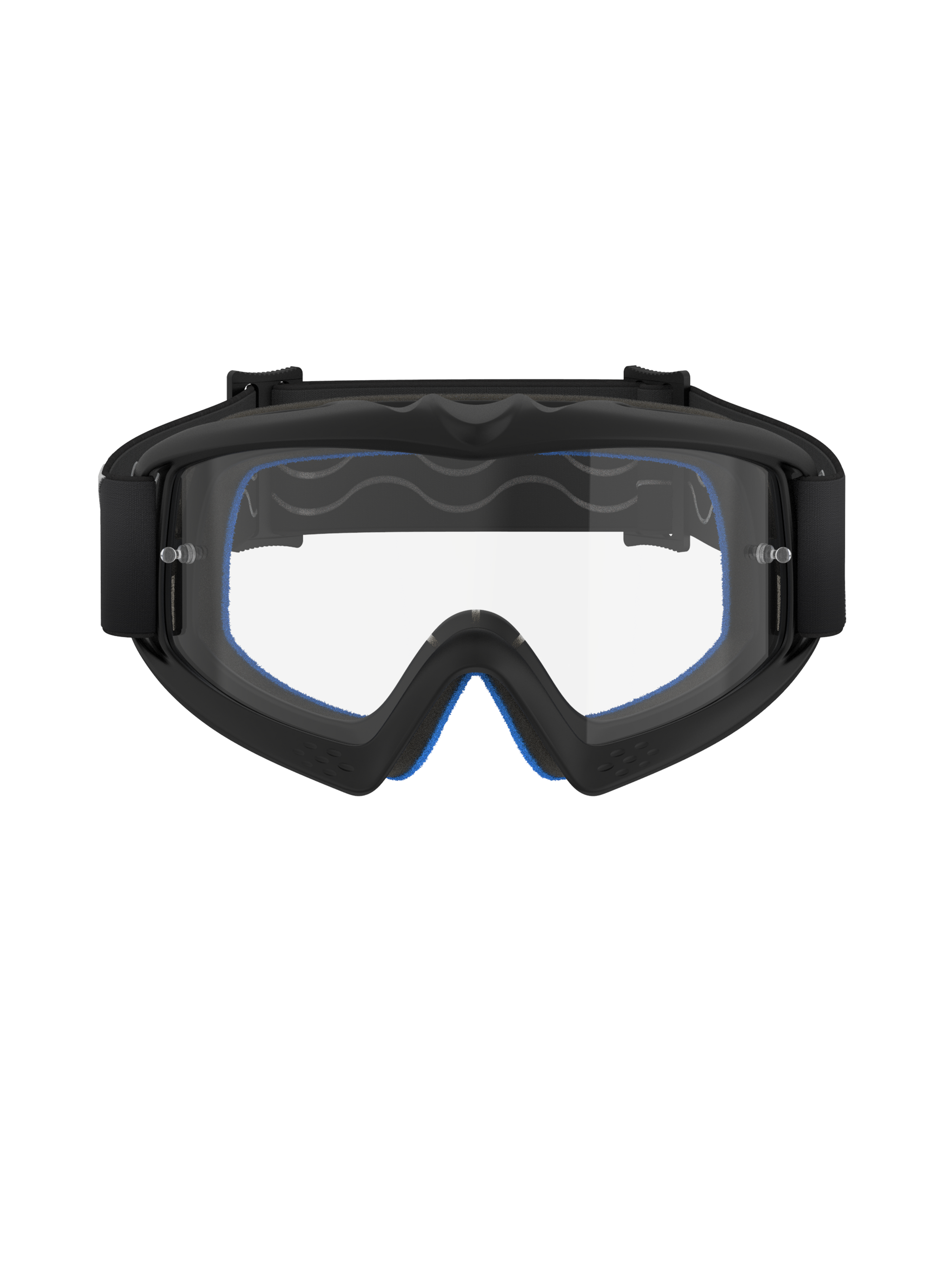 black motorcycle goggles Vision Youth Corp - MX Goggles