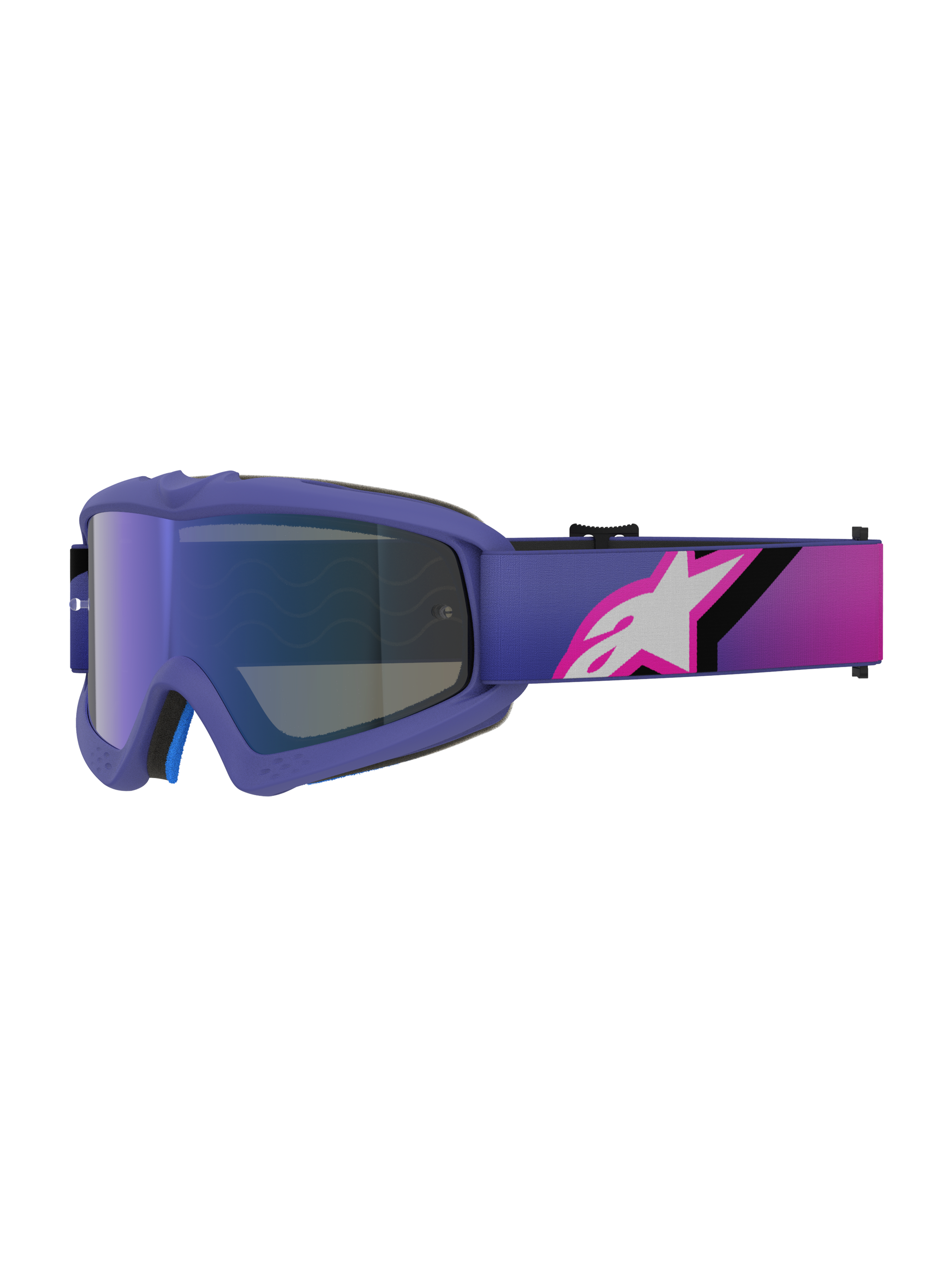 youth mx goggles One Size / Purple/Fluo Pink/Mirror Blue
