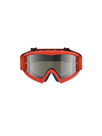 Alpinestars Vision Youth Vesta Goggles, Orange Motocross Eyewear with a Mirrored Silver anti-fog lens.