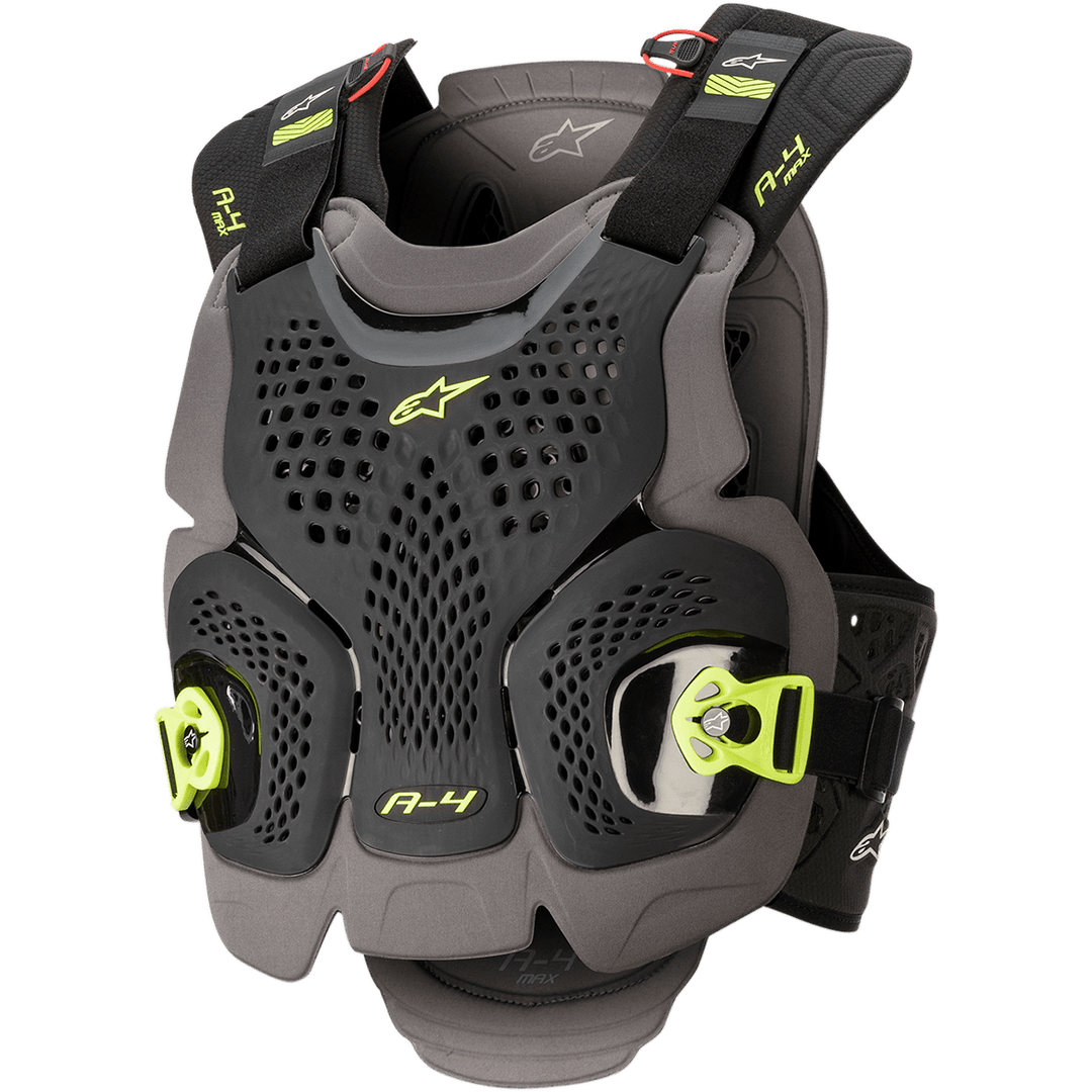 A-4 Max Chest Protector - GRAY MOTOCROSS Chest Protection A-4 Max Chest Protector - GRAY MOTOCROSS Chest Protection