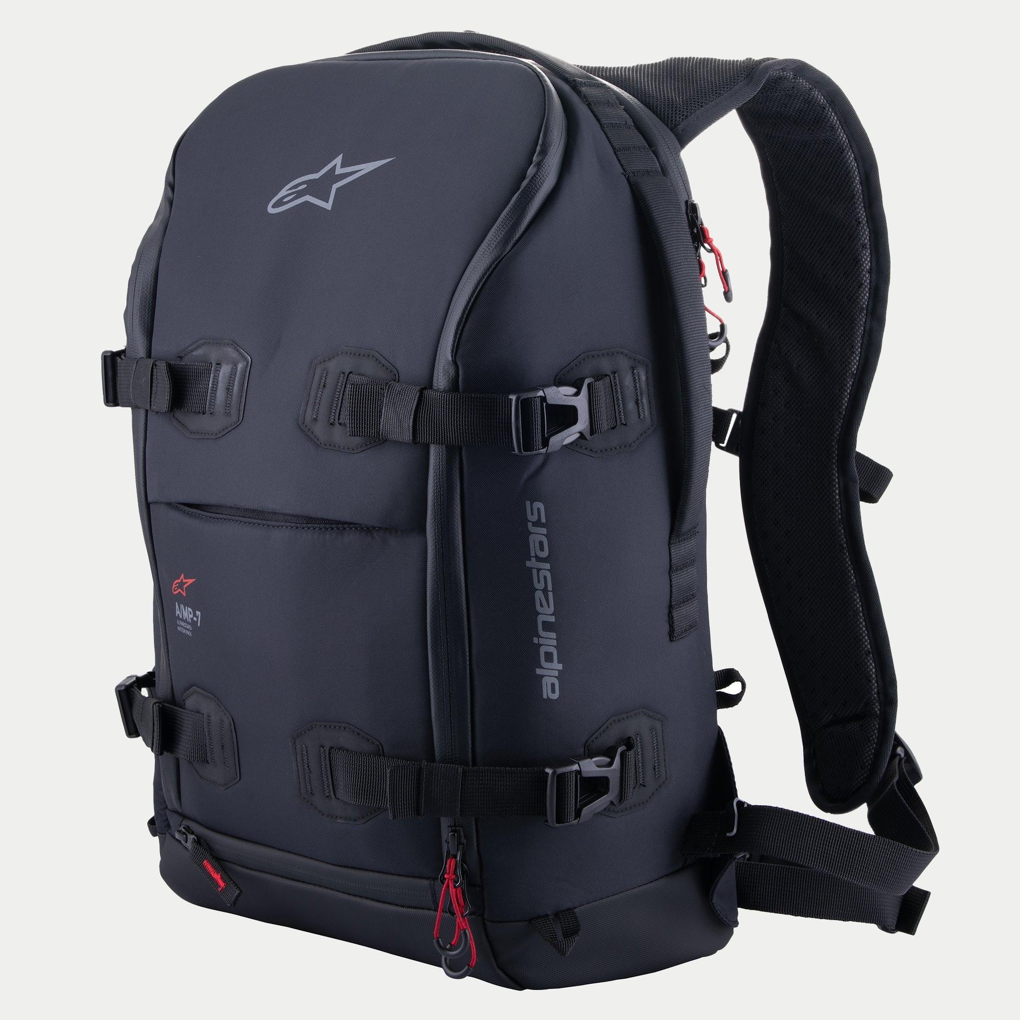 AMP-7 Backpack - BLACK ROAD Riding Backpacks | Alpinestars
