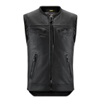 Alpinestars Tech-Air 3 Leather System, Motorcycle Airbag Vest, Black, Premium Leather with autonomous AI protection.
