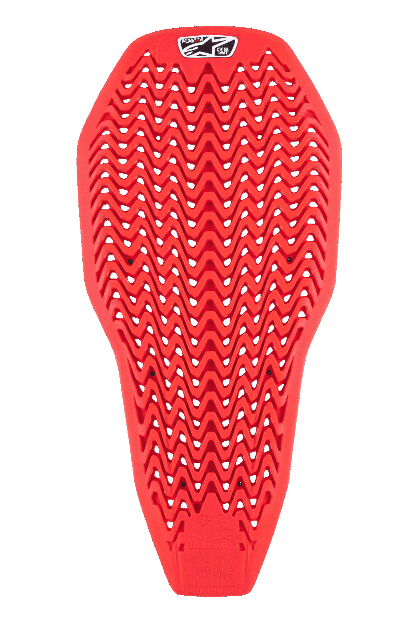 Nucleon Plasma Full Back Protector Insert - Red Motorcycle Protector ...