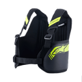 Alpinestars Bionic Rib Support, Karting Rib Protector, Black and Yellow Fluo, featuring adjustable straps and central chest belt, breathable mesh interior with padded panels, ergonomic design for kart racing protection