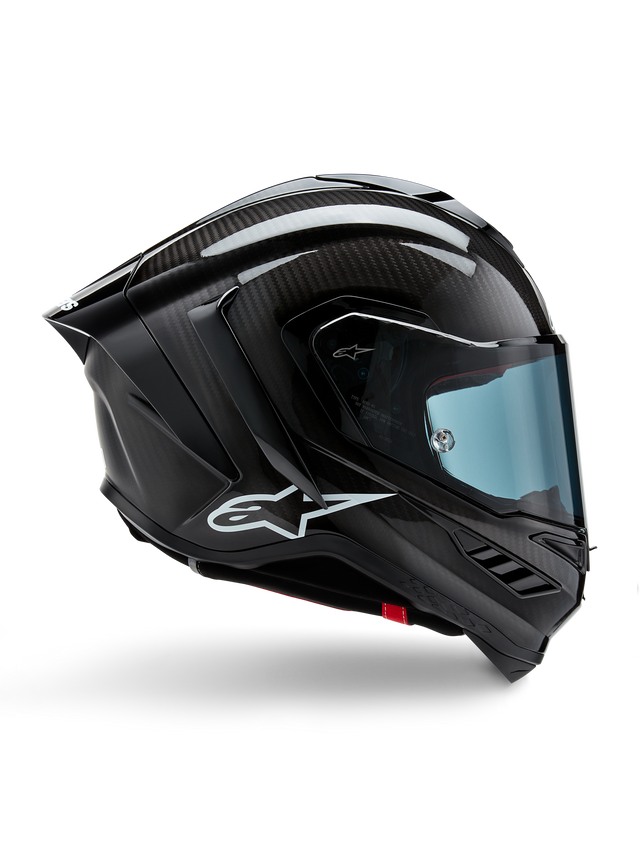full black motorcycle helmet XS / Black Carbon Matte & Glossy