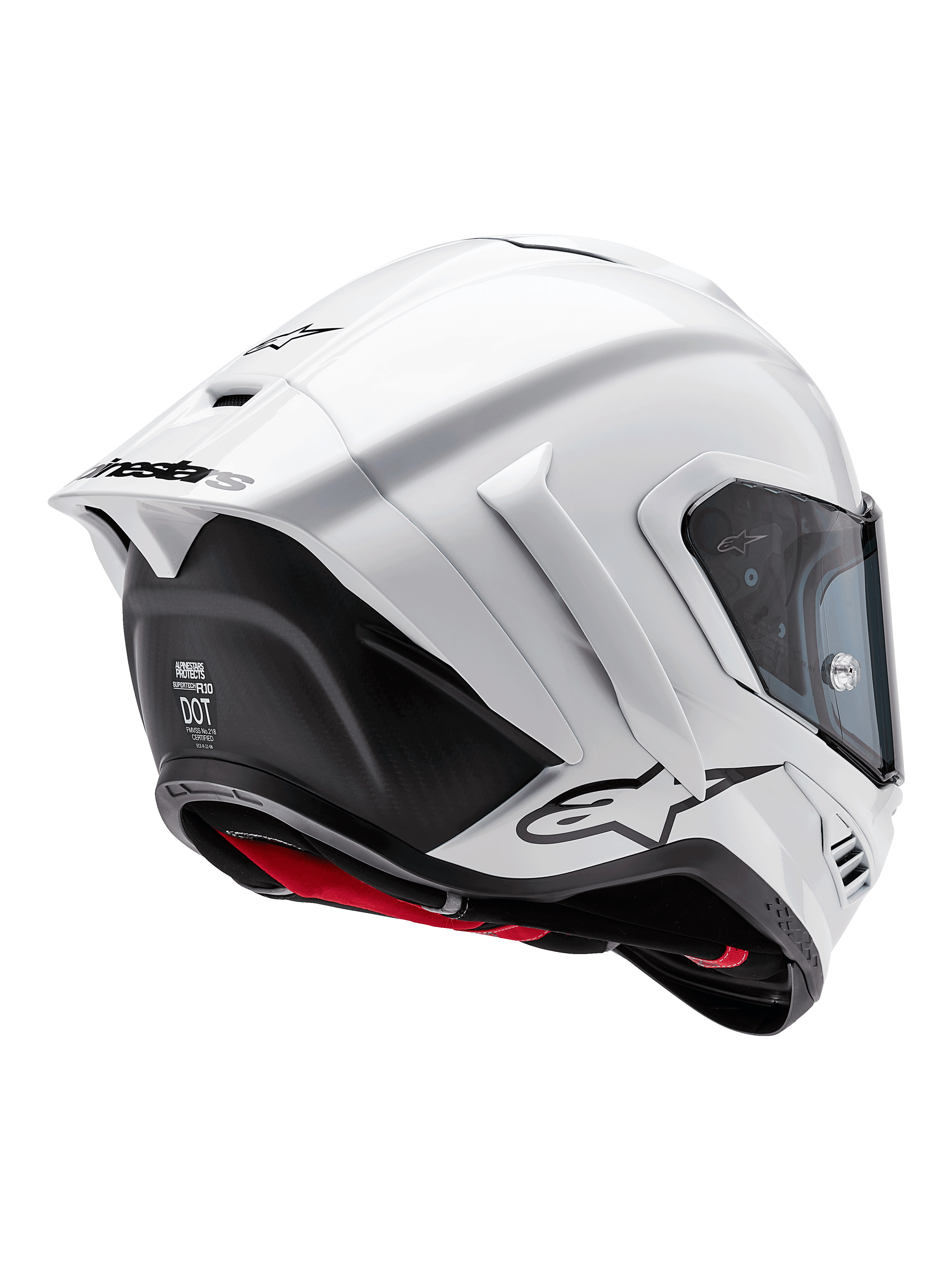 Alpinetars Supertech R10 Supertech R10 Solid Helmet - BLACK RACING Helmets | Alpinestars