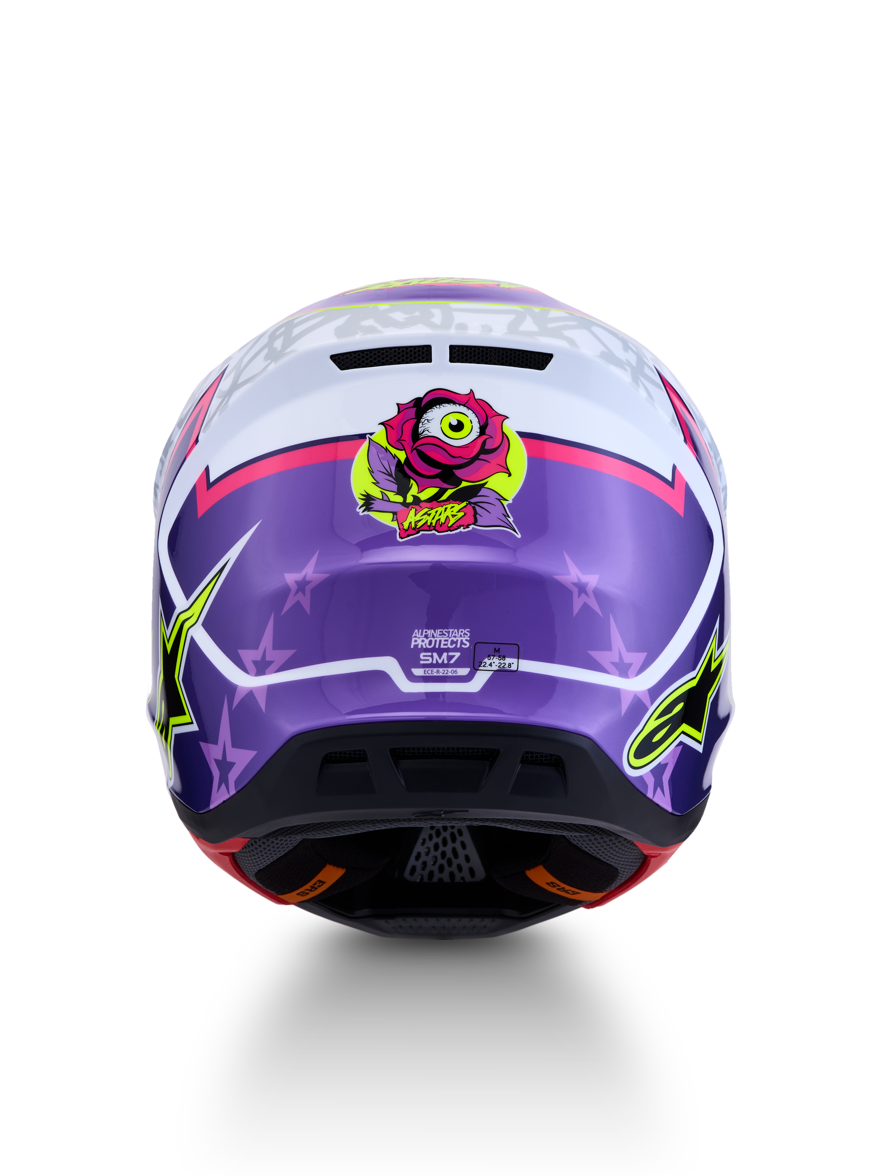 L / Purple/Pink/White Glossy