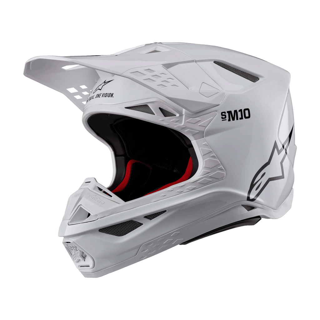 Alpinestars Supertech M10 Solid Helmet XL / White