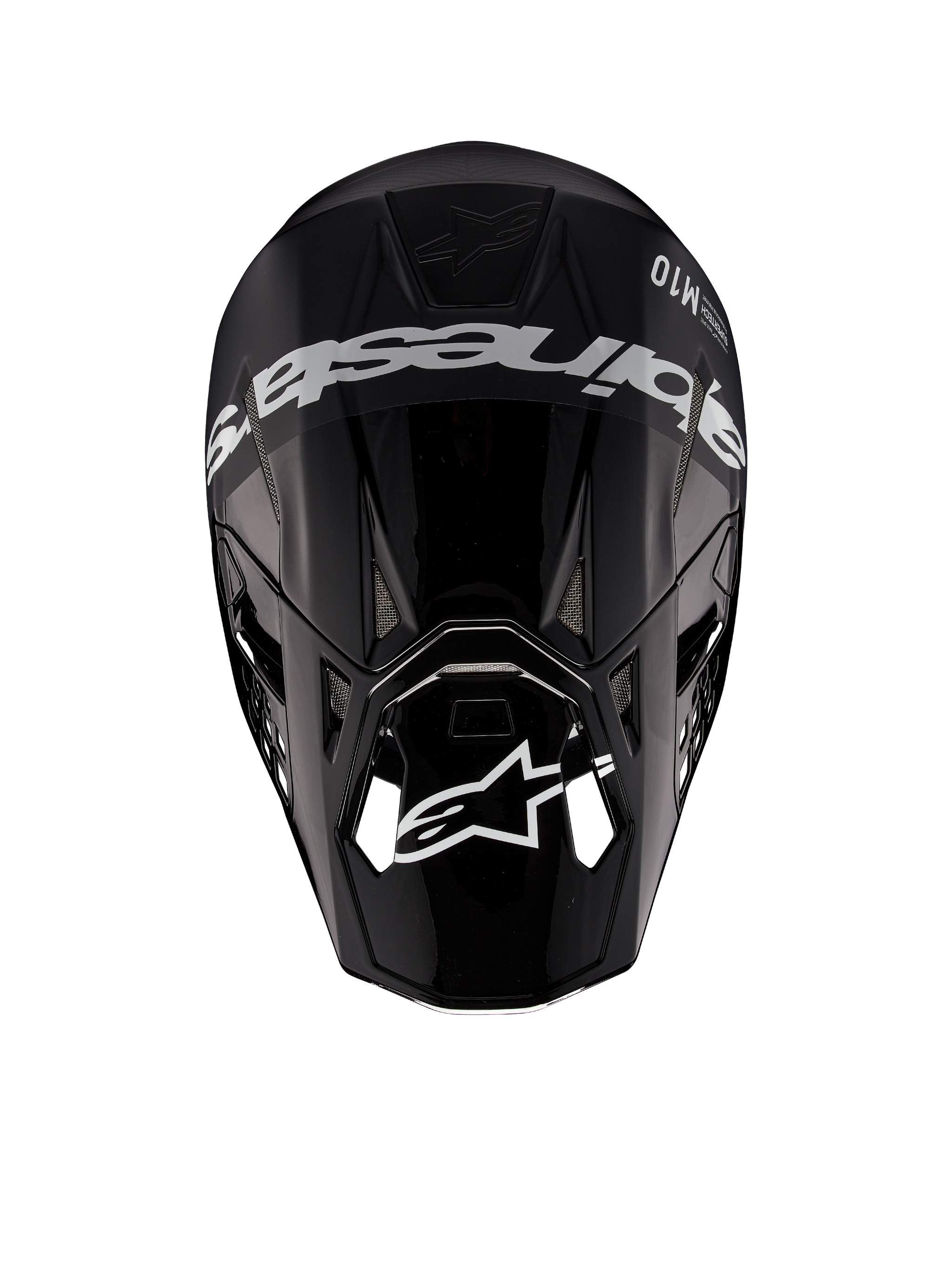 black rain head severed in motorcycle helmet Supertech M10 Flood - MX Helmet