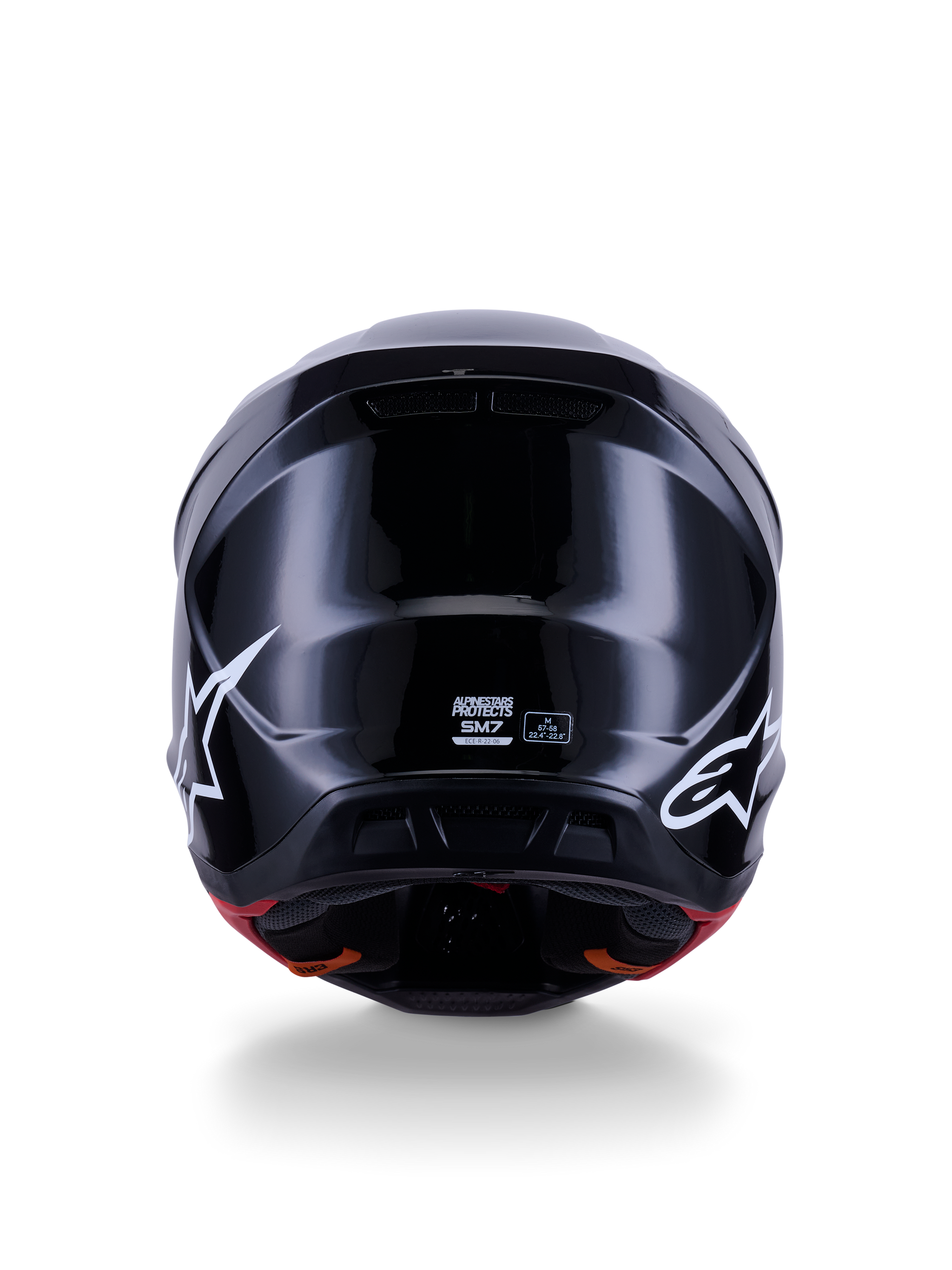black motorcycle helmet xsmall with quick release Alpinestars US