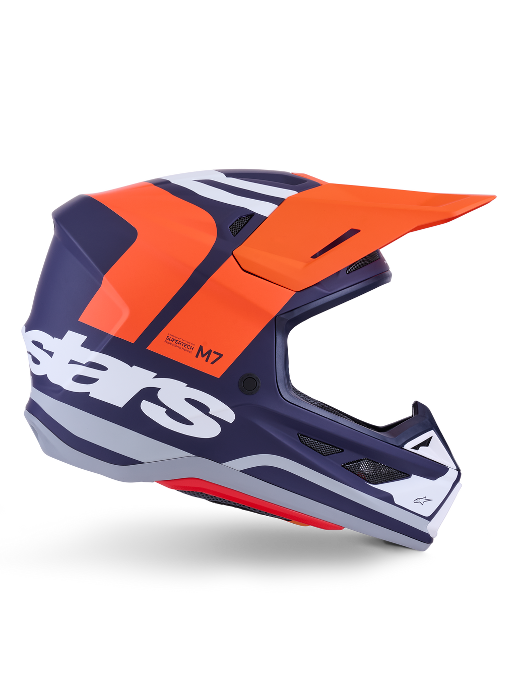 L / Orange/Blue Matt