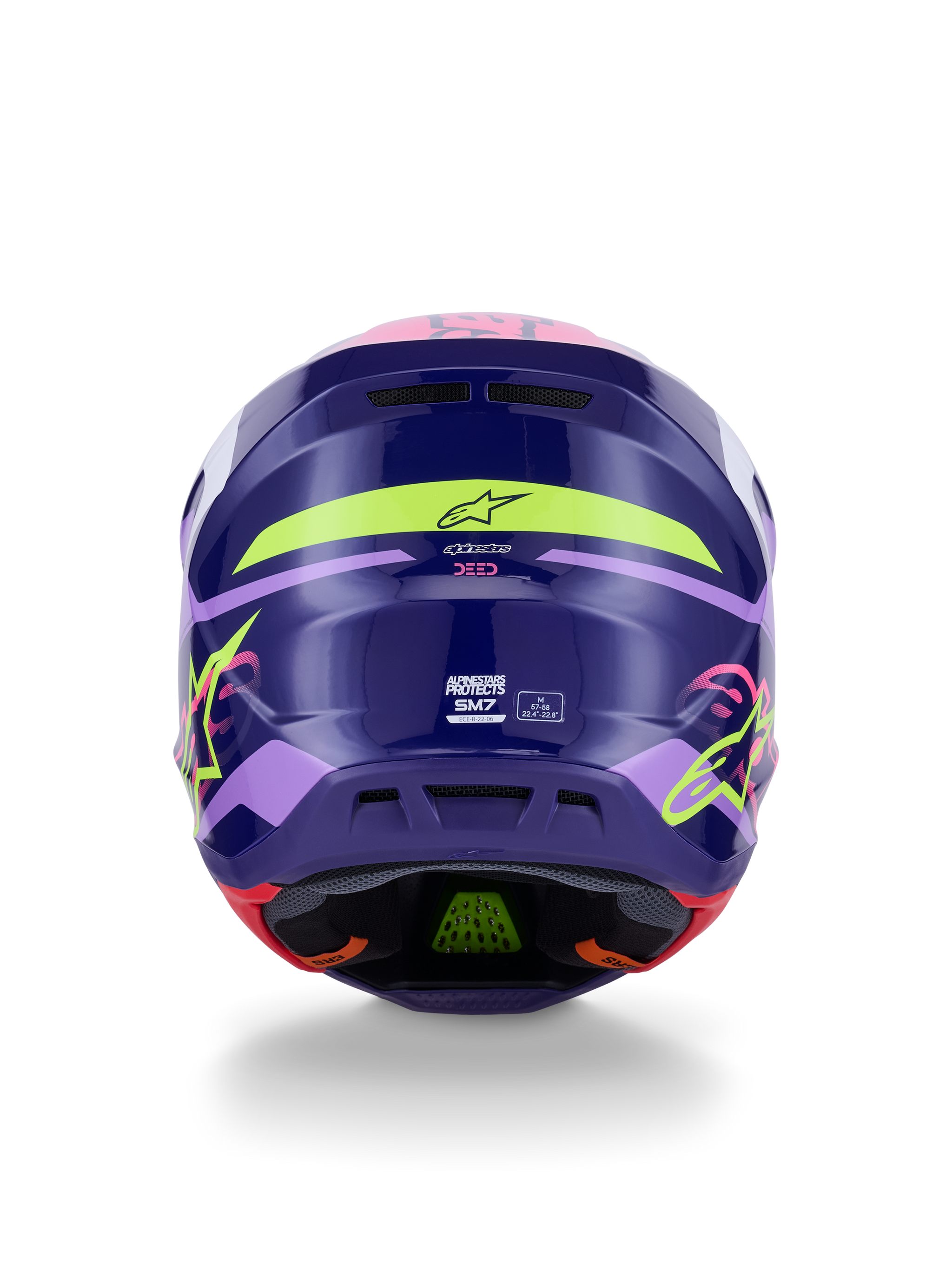 anodized purple motorcycle helmet S-M7 Deed Helmet ECE06/DOT - Motorcycle Helmets