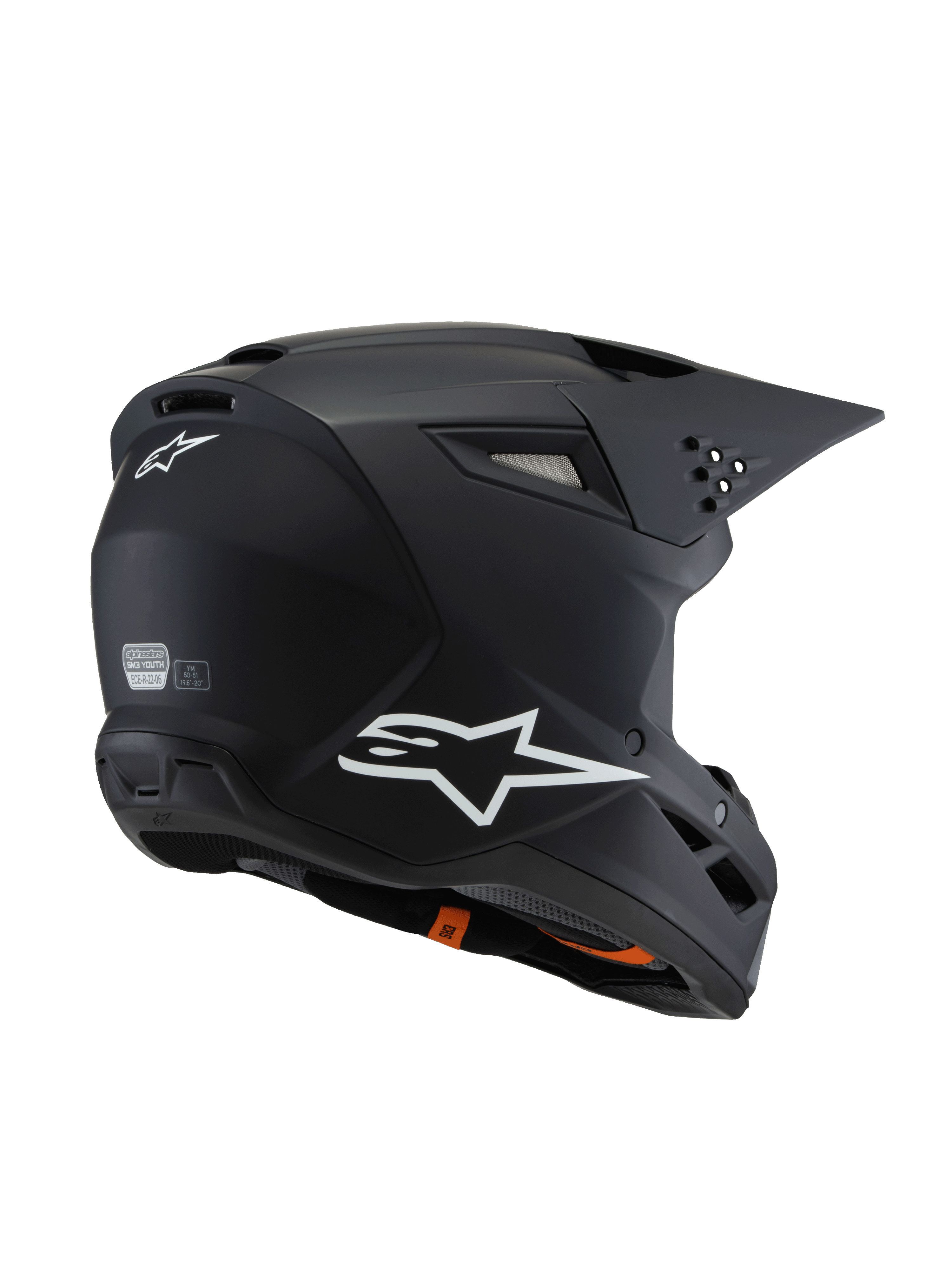 Alpinestars S M3 Youth Solid Helmet Black Matt