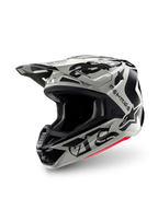 Alpinestars Limited Edition S-M7 Wolf Dust Helmet, ECE/DOT certified motocross racing helmet in dust beige and black graphics.