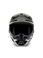 Alpinestars Limited Edition S-M7 Wolf Dust Helmet, Motocross Racing Helmet, Grey and Black, ECE and DOT certified.