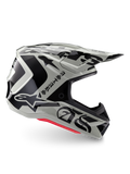 Alpinestars Limited Edition S-M7 Wolf Dust Motocross Helmet, Off-road Racing, Dune Black and Red, ECE/DOT certified.