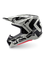 Alpinestars Limited Edition S-M7 Wolf Dust Helmet, off-road motocross helmet in dune and black, ECE and DOT certified.