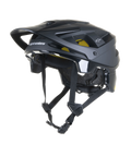 Alpinestars Vector Tech Solid Helmet, Black MTB Mountain Bike Helmet, Matte and Glossy Finish with 19 Vents, Yellow Interior Mips Padding, Adjustable Visor and Straps, Lightweight Protection for Trail and All-Mountain Riding