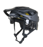 Alpinestars Vector Tech Solid Helmet, Black MTB Mountain Bike Helmet, Matte and Glossy Finish with 19 Vents, Yellow Interior Mips Padding, Adjustable Visor and Straps, Lightweight Protection for Trail and All-Mountain Riding
