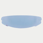 Alpinestars Supertech R10 AFHS-01 Shield Pinlock Lens, Transparent Clear anti-fog visor insert, featuring Pinlock 120XLT branding on the bottom left, official replacement part for S-R10 motorcycle helmets.