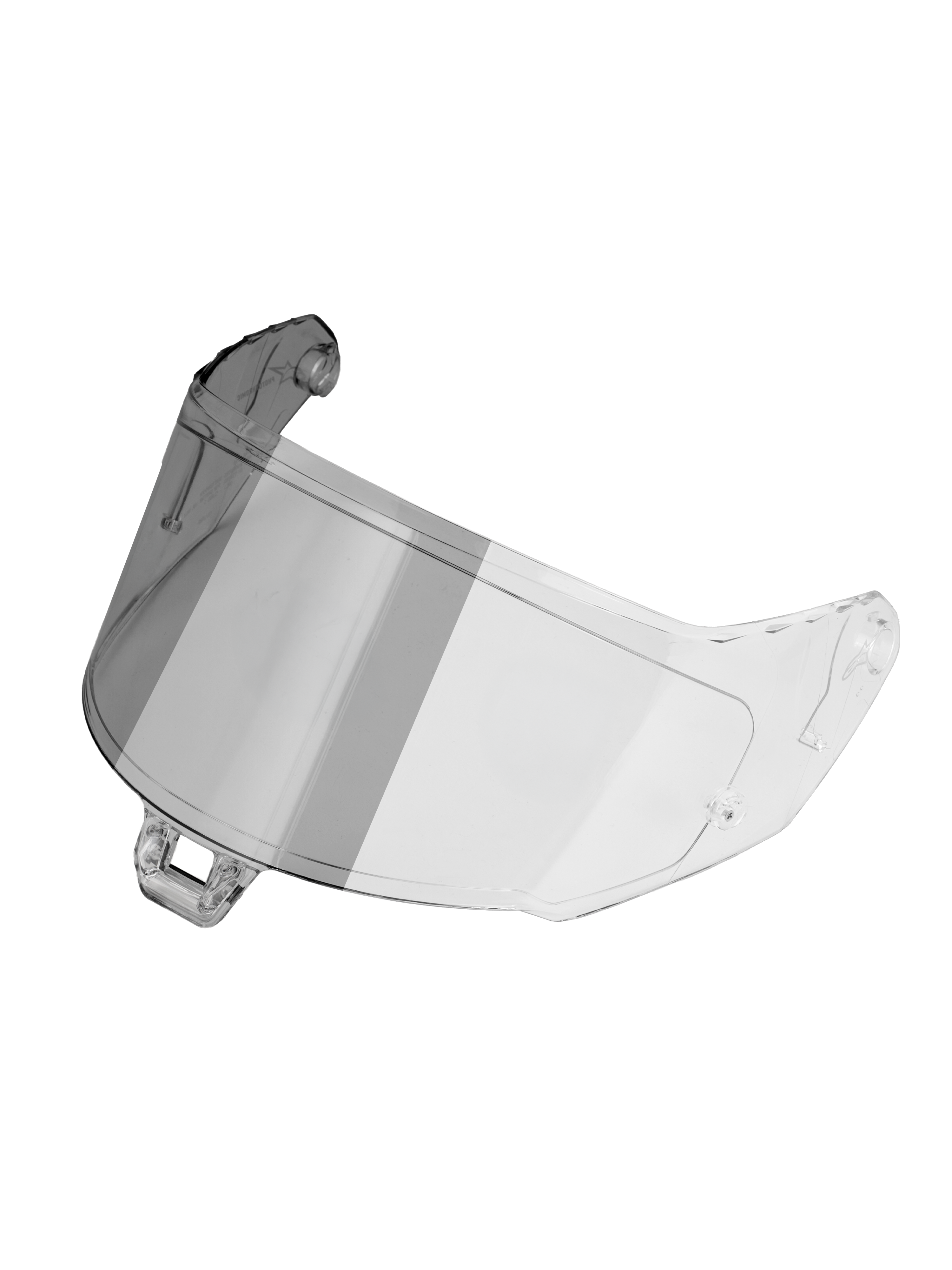 Supertech R10/R7 Absolute Vision Shield Gen2.1-R, Photochromic motorcycle helmet visor, transparent polycarbonate construction with auto-adapting tint