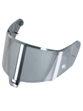 Alpinestars Supertech R10 Shield Mirror Silver, gray motorcycle helmet visor with UV protection and anti-scratch coating.