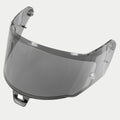 Alpinestars Supertech R10 AFHS-01 Light Smoke Shield, gray motorcycle racing visor with UV and anti-scratch protection.