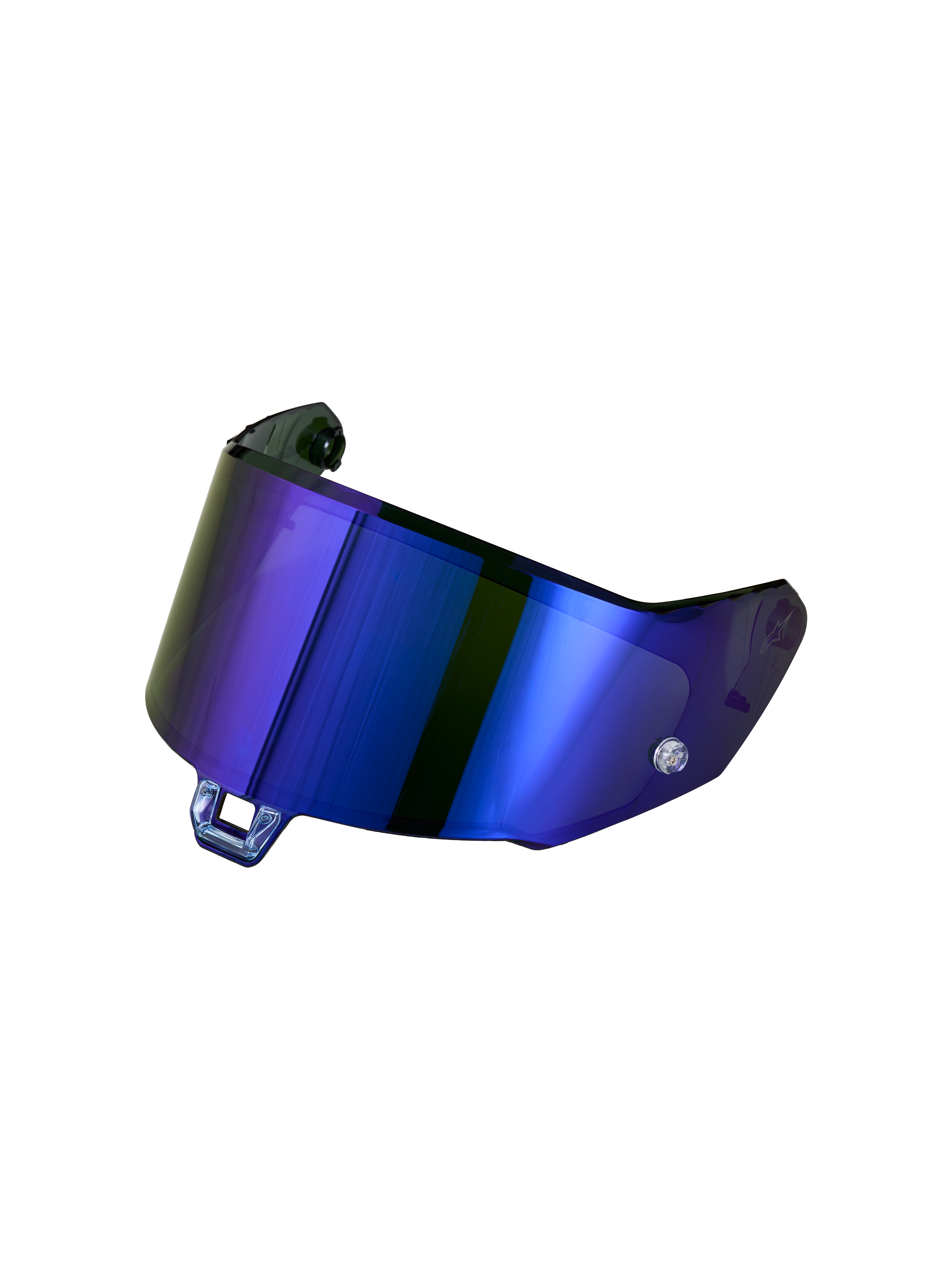Alpinestars Absolute Vision Shield V2, motorcycle helmet visor accessory, Mirror Purple