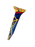 Alpinestars Limited Edition Supertech R10 Martinator Thai Spoiler, racing accessory, glossy blue and gold.
