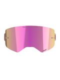 Alpinestars Supertech Mirror Pink Lens, Motocross Goggle Accessory, Mirror Pink with tear-off posts and anti-fog coating.