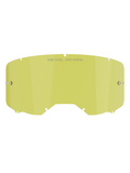 Alpinestars Vision 8-5-3 Replacement Goggle Lens, Yellow tint, polycarbonate construction with integrated tear-off posts, "ONE GOAL. ONE VISION." branding, seven-keyhole locking system, designed for motocross and off-road motorcycle goggles.