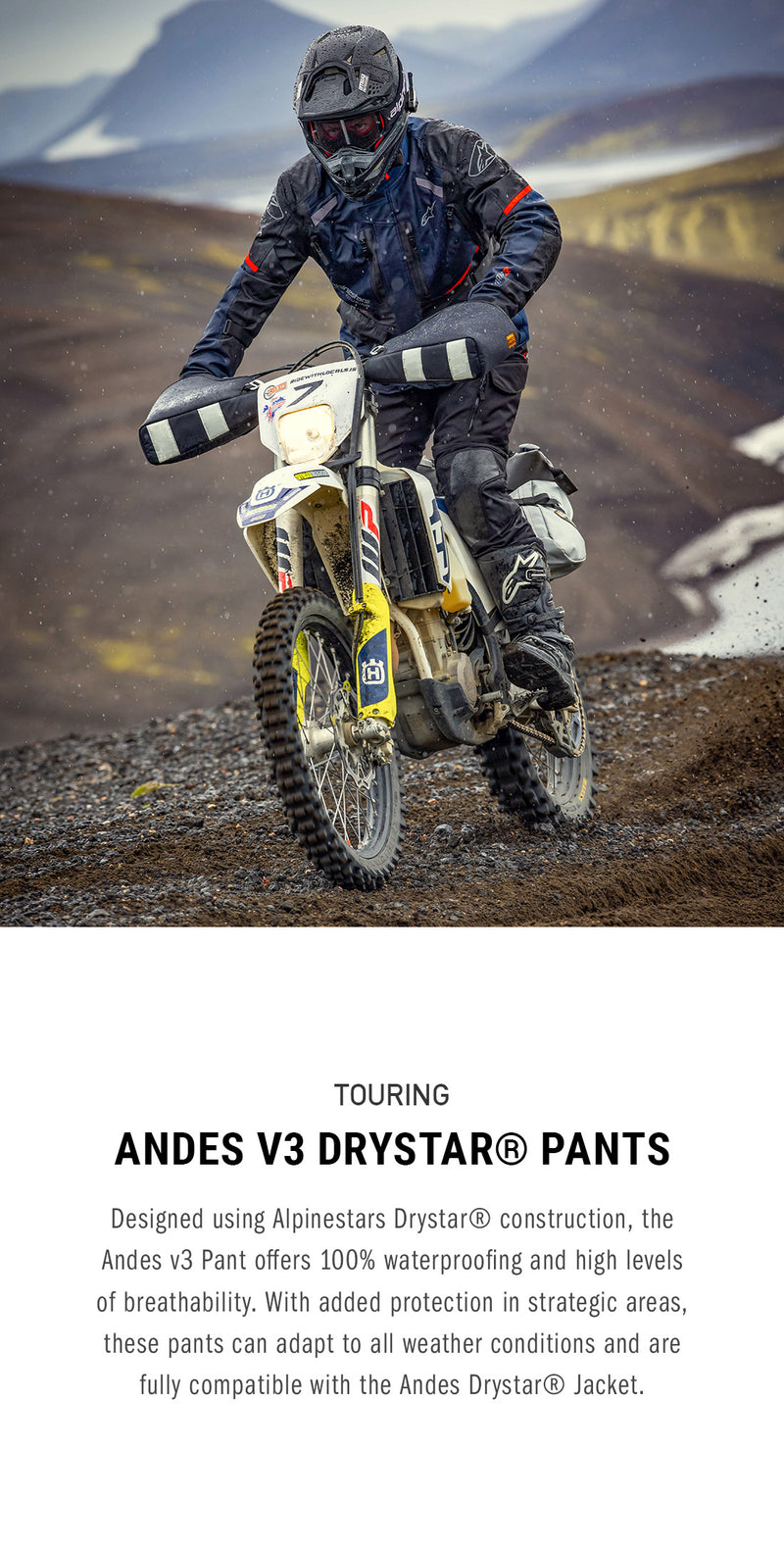 Alpinestars Racer Semi 2023 Motocross Pants - Black / MultiColors