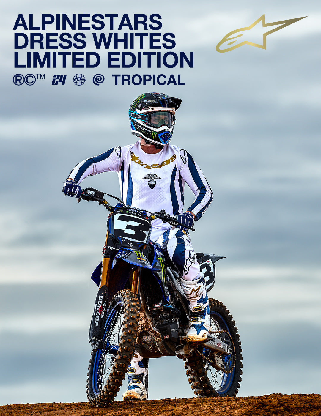 Techstar Dress Whites Tropical LE - Motorcycle Pants | Alpinestars®