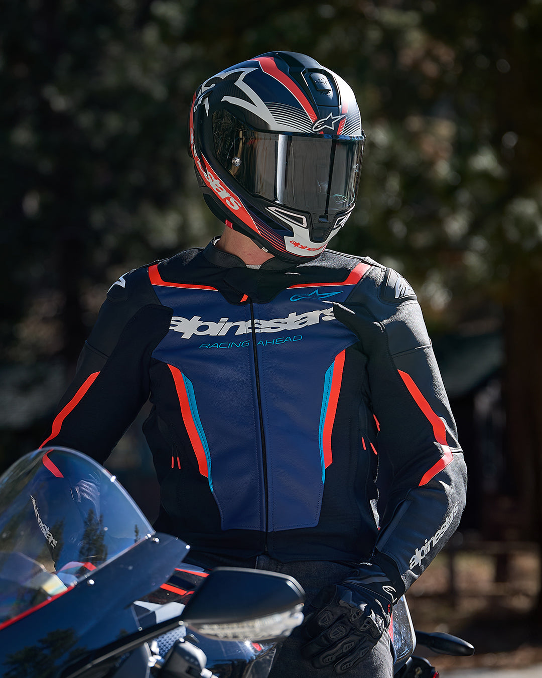 GP Force V2 Leather Jacket | Alpinestars
