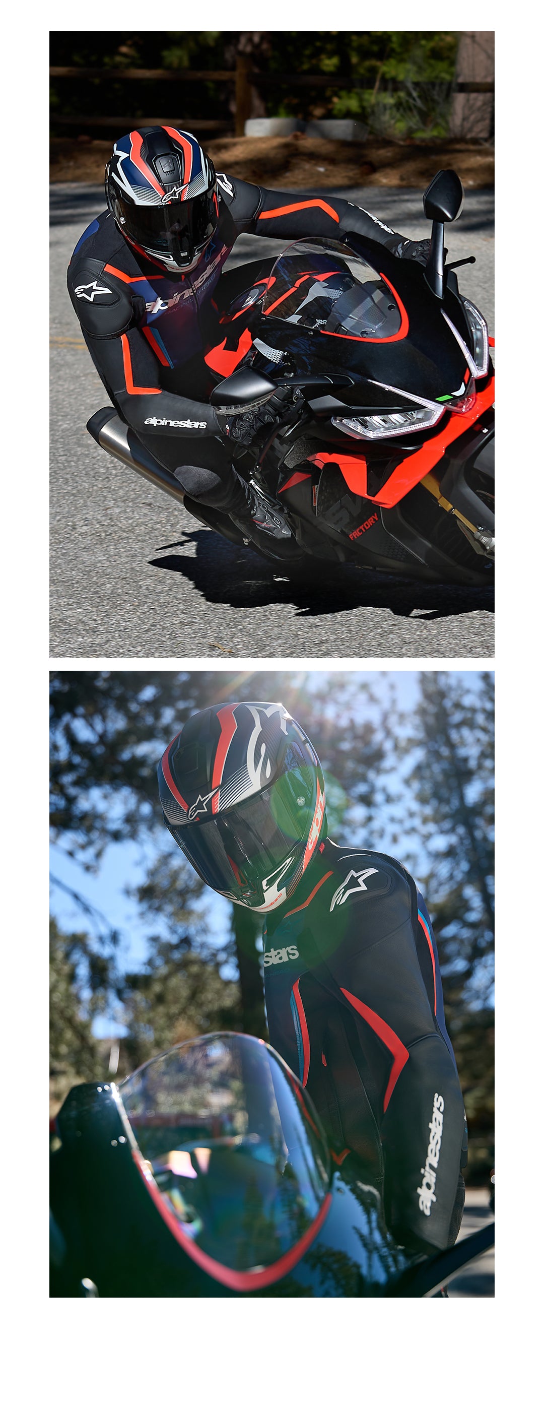 GP Force V2 Leather Jacket | Alpinestars