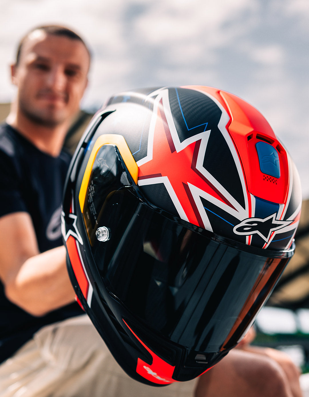 hjc captain america helmet Supertech R10 Miller LE - Motorcycle Helmet