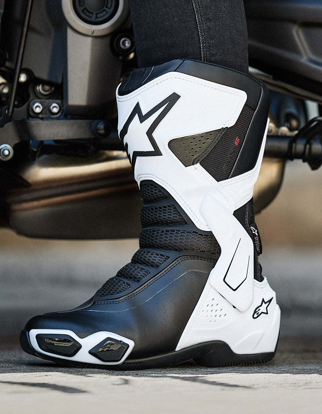 Stella SMX-6 V3 Drystar® Boots White RACING/SPORT Boots