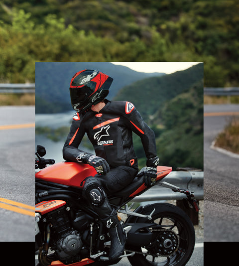 GP Plus R V4 Airflow Leather Jacket - BLACK RACING/SPORT Jackets ...