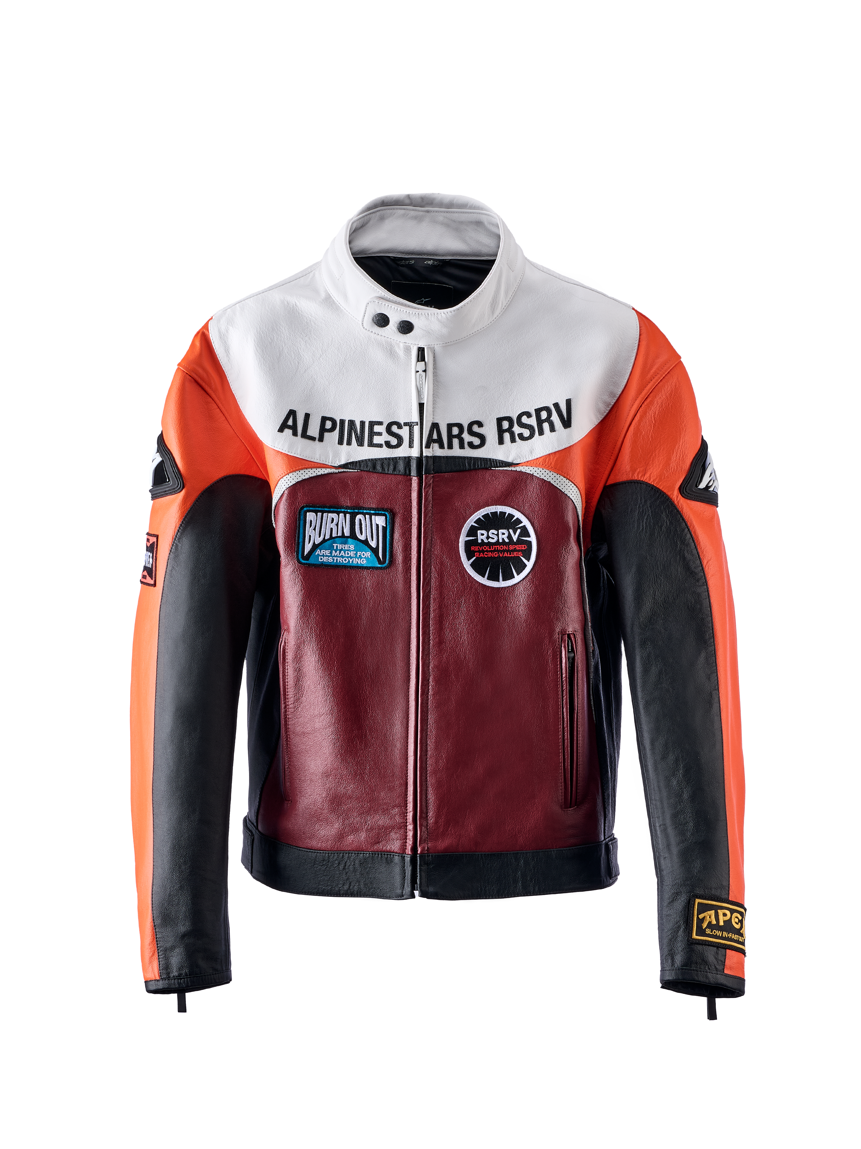 RSRV RACE CRAFT LEATHER JACKET