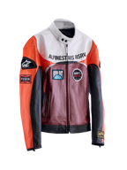 RSRV RACE CRAFT LEATHER JACKET