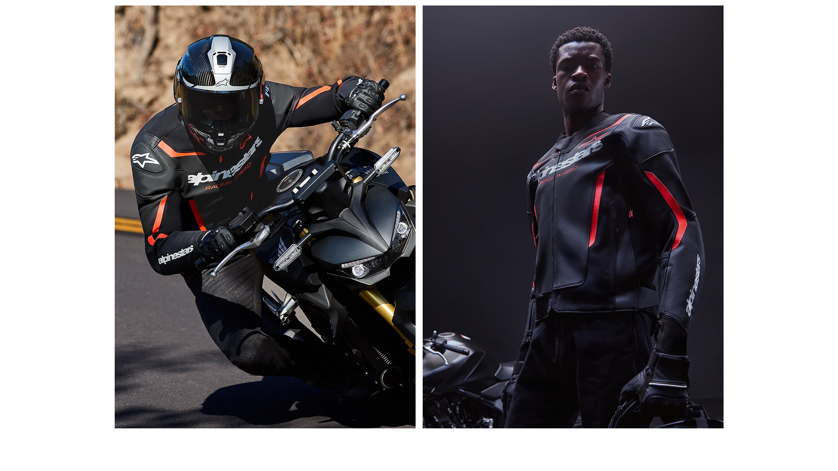 GP Force V2 Leather - Motorcycle Jacket | Alpinestars®