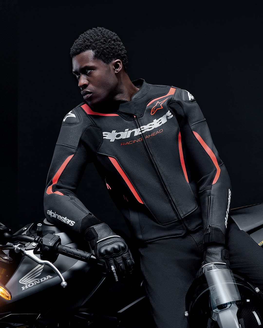 GP Force V2 Leather - Motorcycle Jacket | Alpinestars®