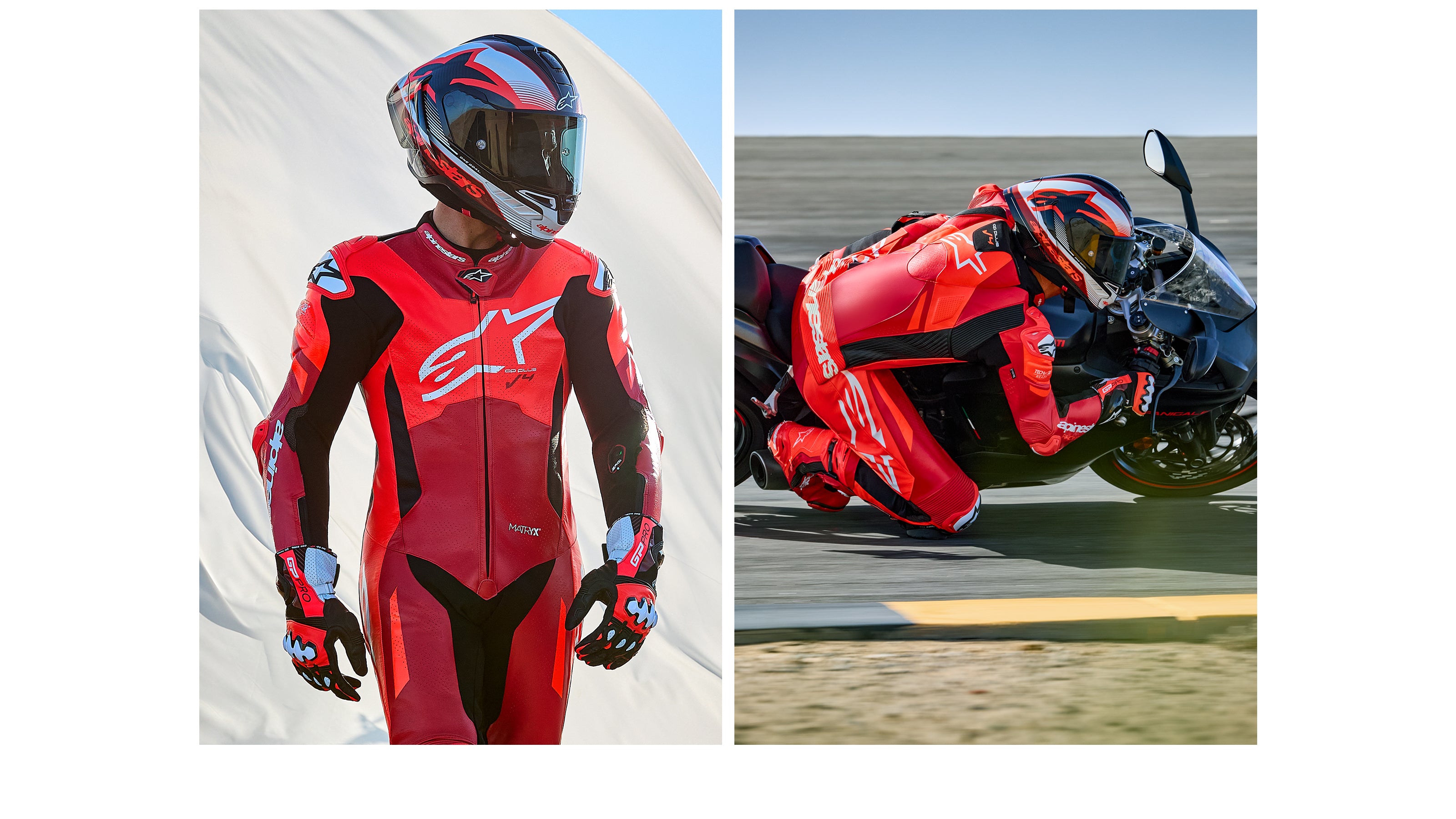 Gp Plus V4 Sprint 1Pc Leather - Motorcycle Suits | Alpinestars®