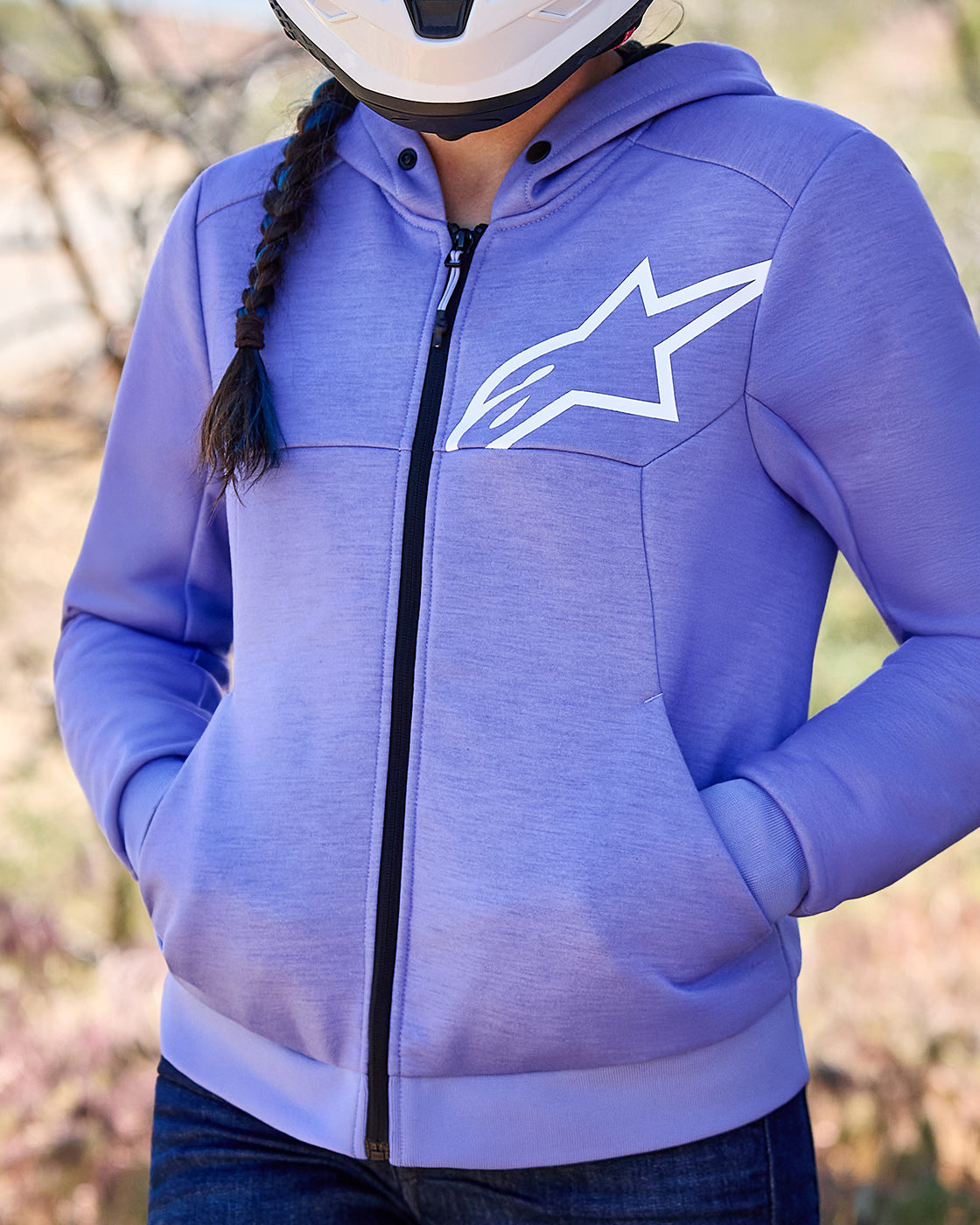 Woman Stella Chrome V2 Sport Hoodie - Gray RACING/SPORT