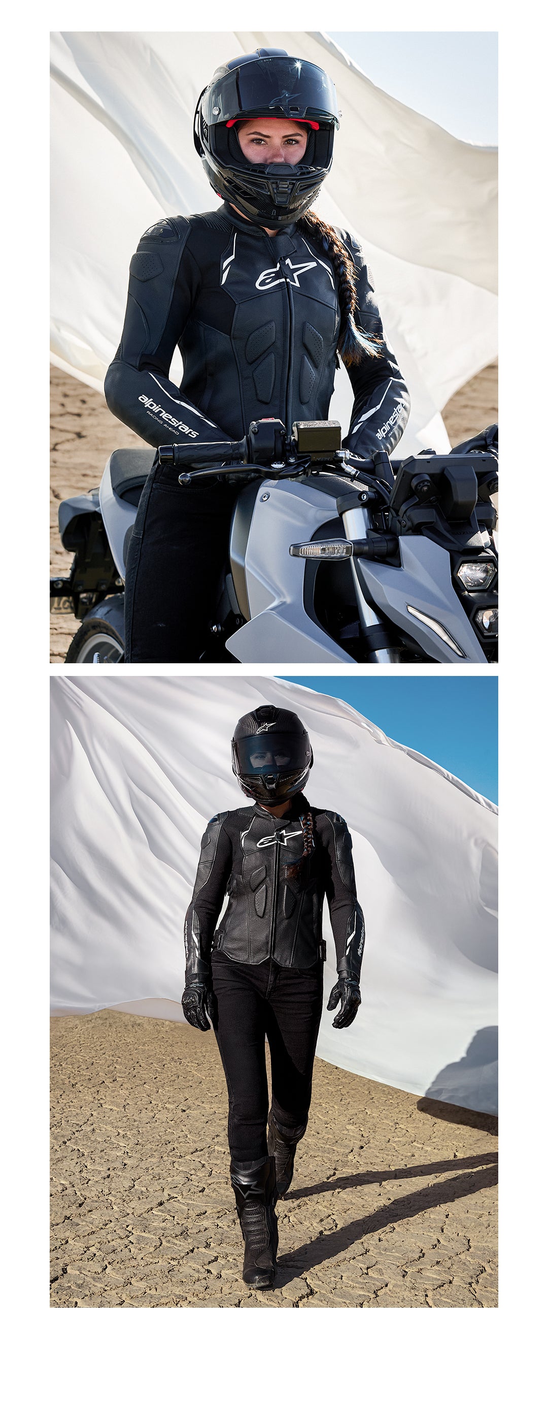 Woman Stella Dusk Leather Jacket - Motorcycle Jacket | Alpinestars®
