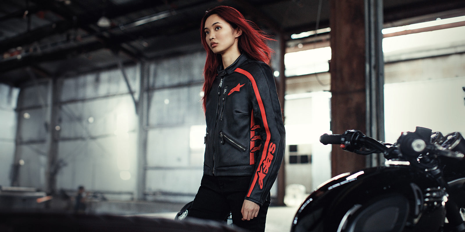 Stella Dyno Leather Jacket - Motorcycle Jacket | Alpinestars®