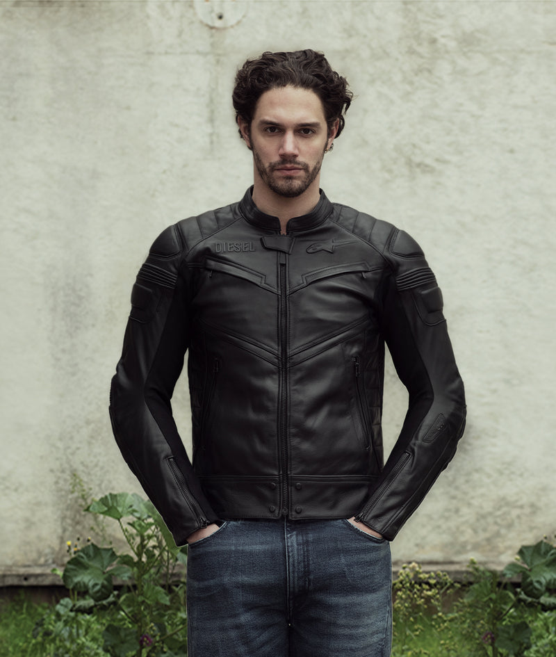 ALPINESTARS X DIESEL AS-DSL Shiro Leather Jacket